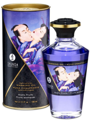 Huile chauffante fruits exotiques comestible 100ml - CC812004